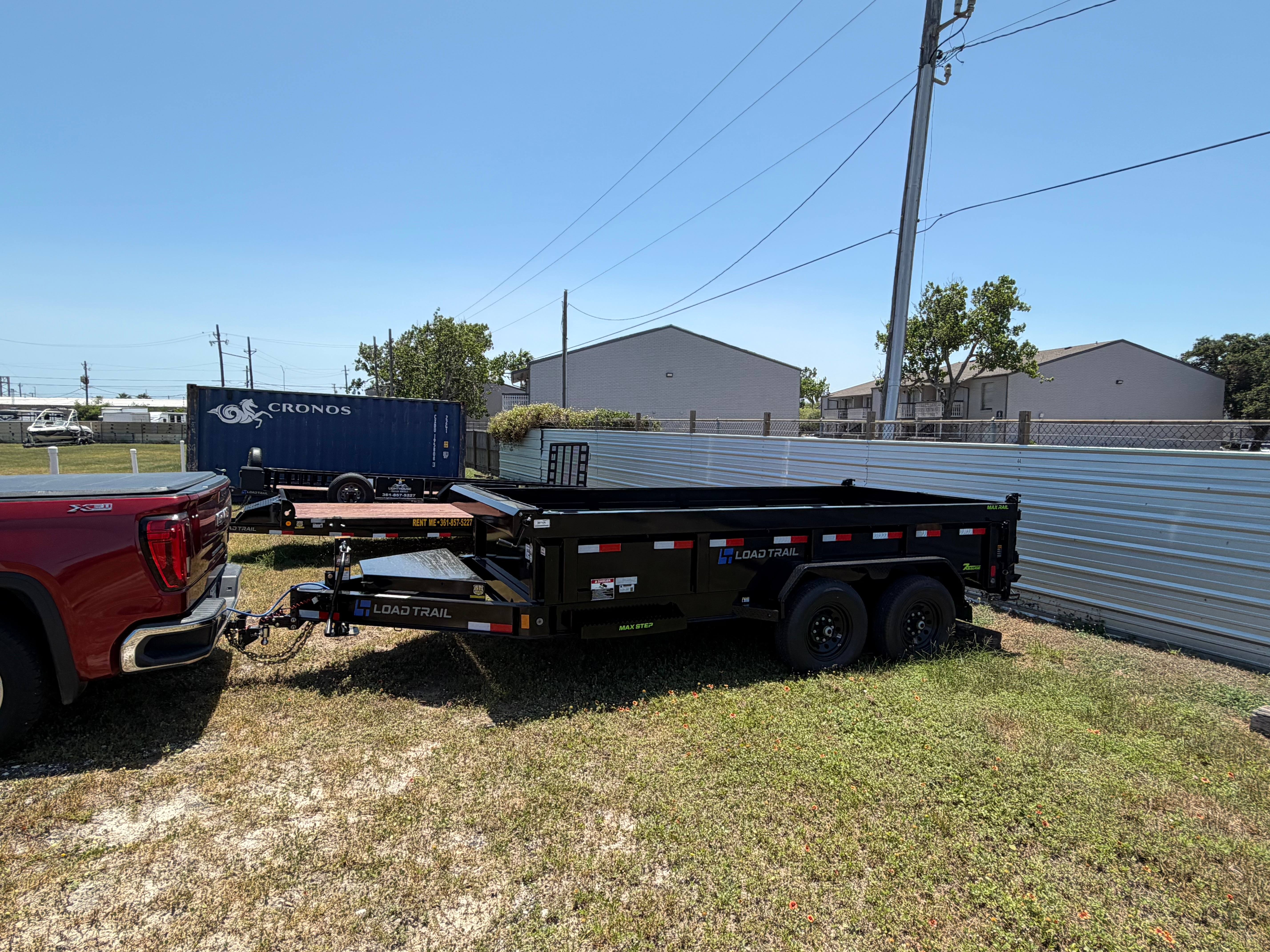 83" x 14' Dump Trailer rental photo 4 - Corpus Christi TX