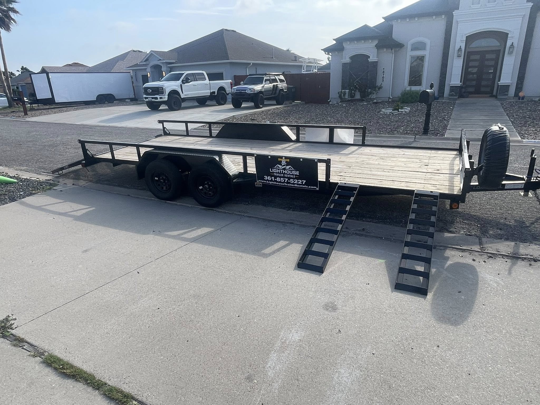 83" x 20' Utility Trailer rental photo 2 - Corpus Christi TX