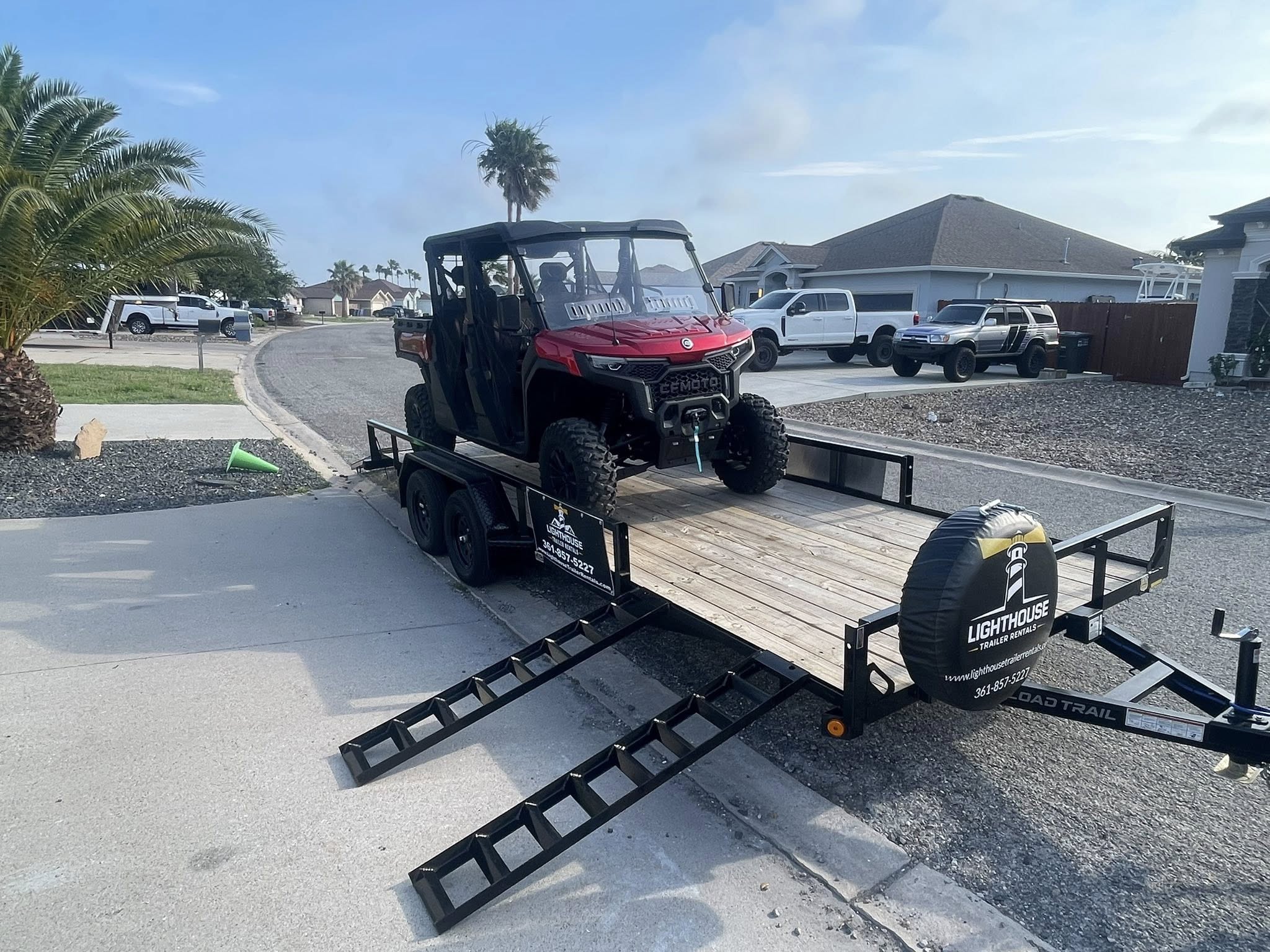 83" x 20' Utility Trailer rental photo 3 - Corpus Christi TX