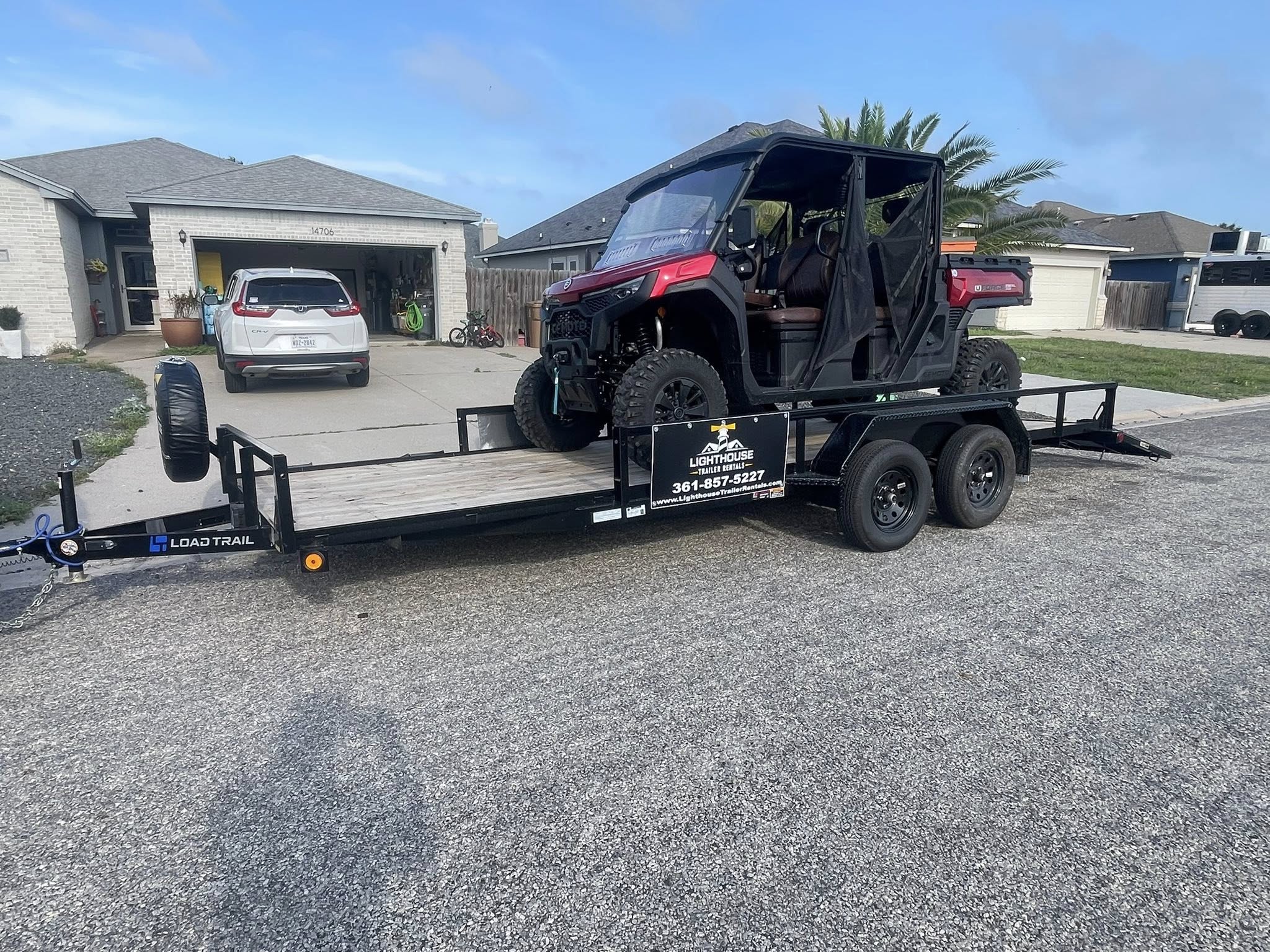 83" x 20' Utility Trailer rental photo 4 - Corpus Christi TX